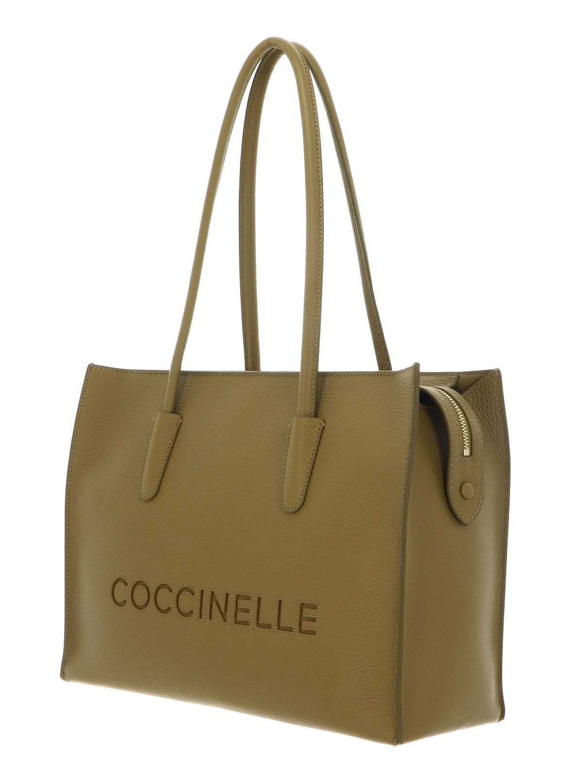 COCCINELLE Handtasche Handbag Grained Leather, aus echtem Rindsleder