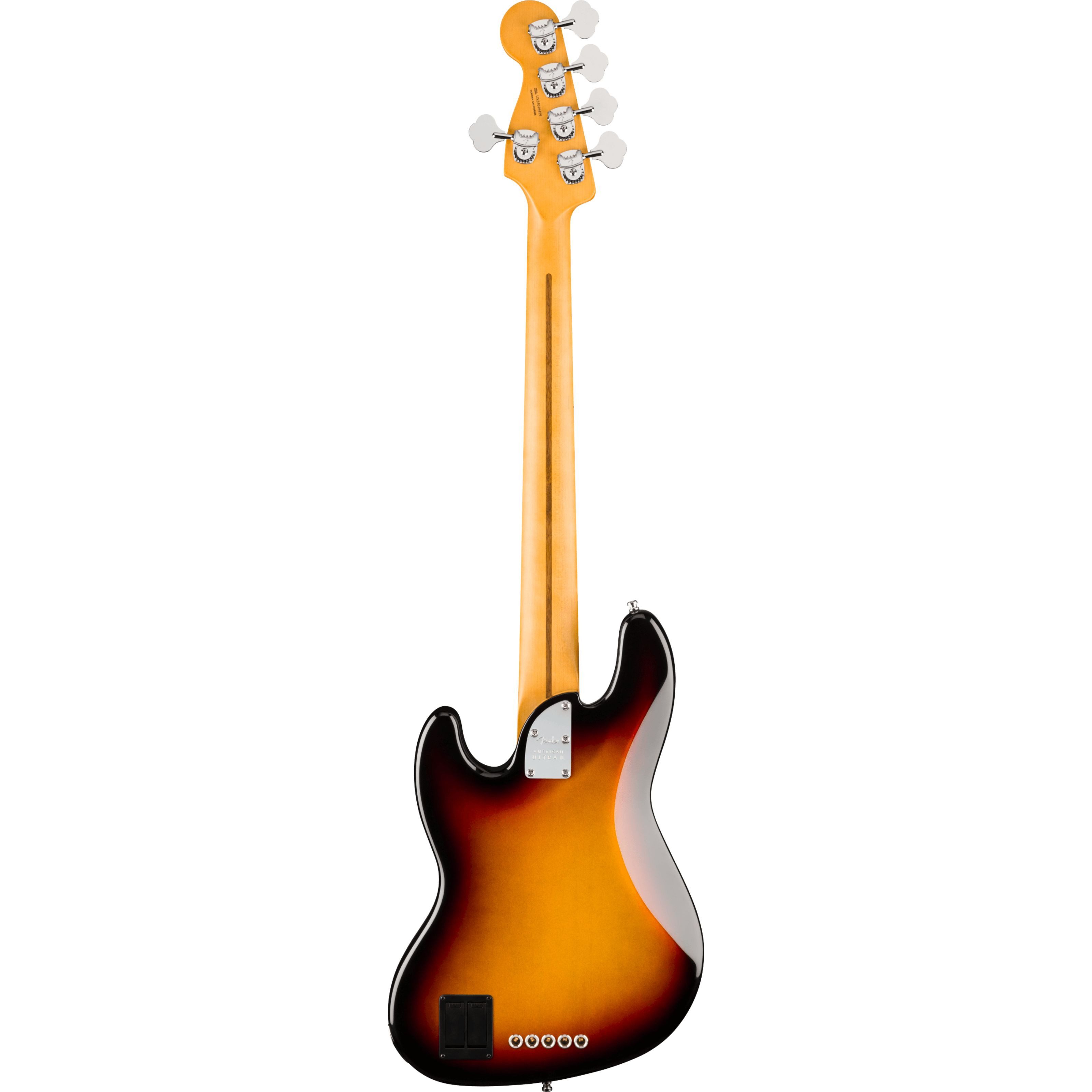 Fender E-Bass, E-Bässe, 5-Saiter E-Bässe, American Ultra II Jazz Bass V EB Ultraburst - E-Bass