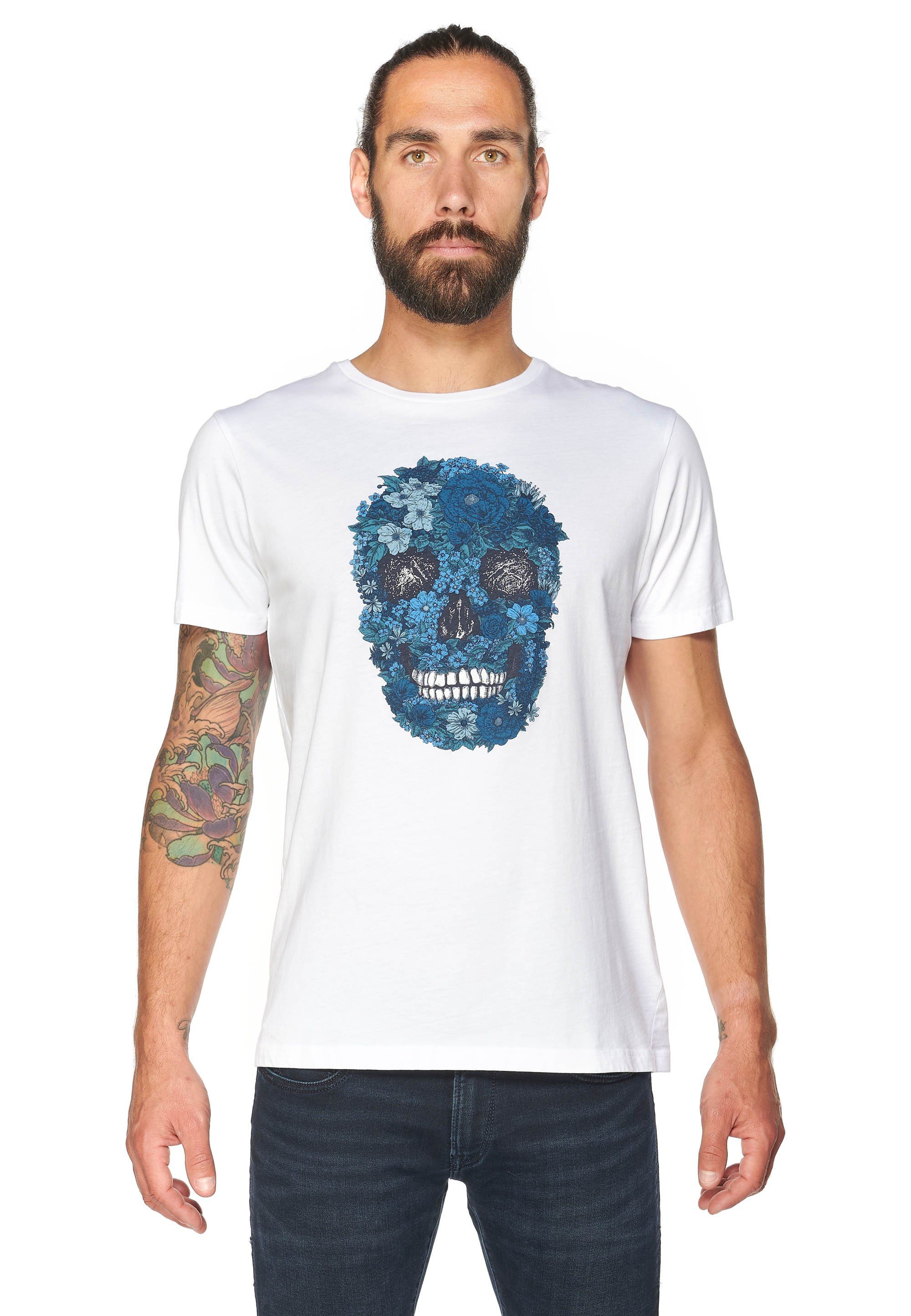 COLIMA Cerises Frontprint mit Le Des Temps T-Shirt trendigem