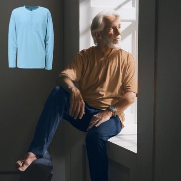 Erwin Müller Pyjama Herren-Schlafanzug 3-teilig Single-Jersey Uni