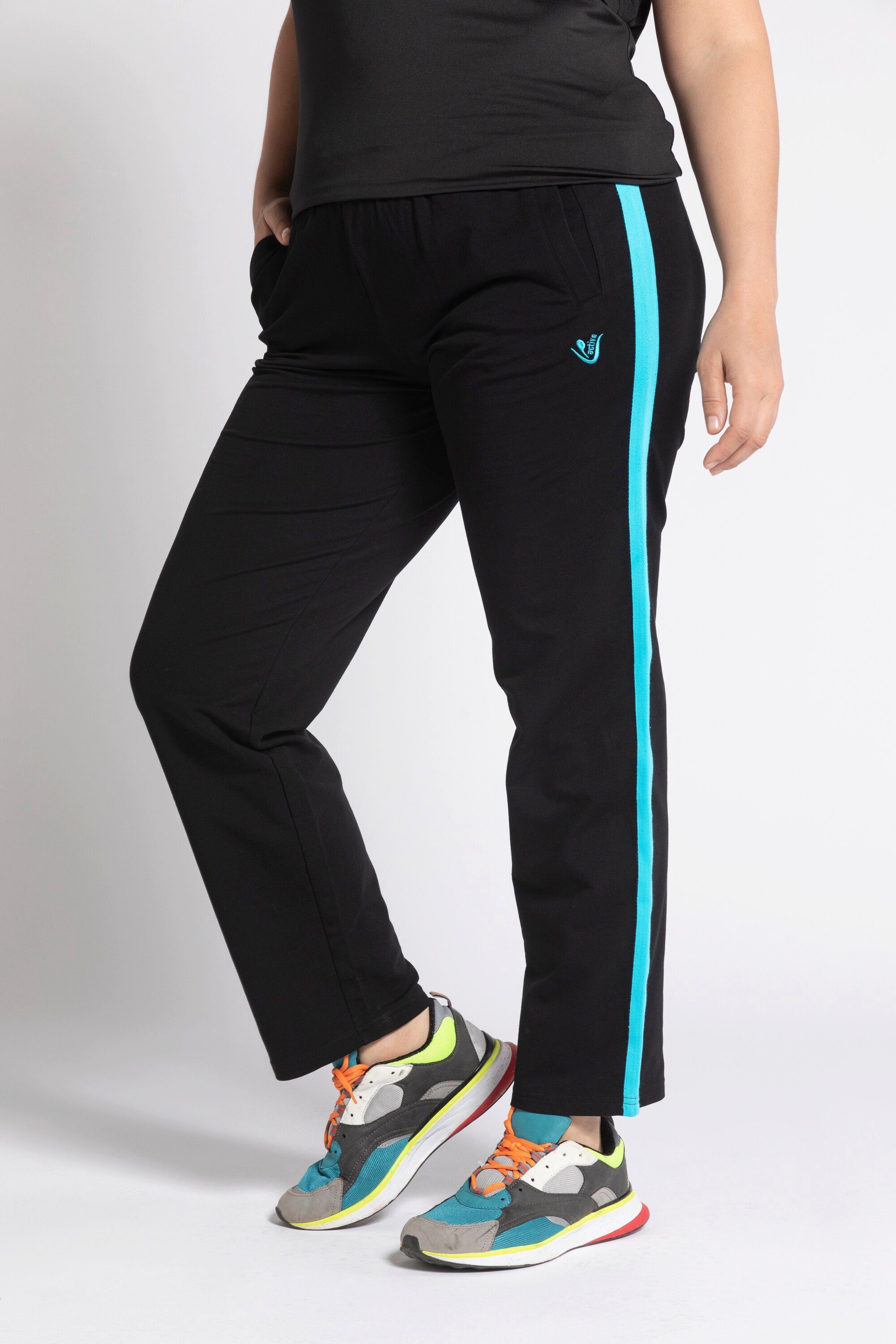 Ulla Popken Pantaloni Jogger Morbidi Con Tasche A Canguro - Vestibilità Dritta, Comfort Totale