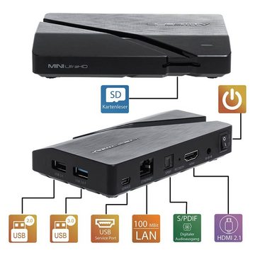 DreamTV Streaming-Box Mini Ultra HD mit 32 GB SD-Karte