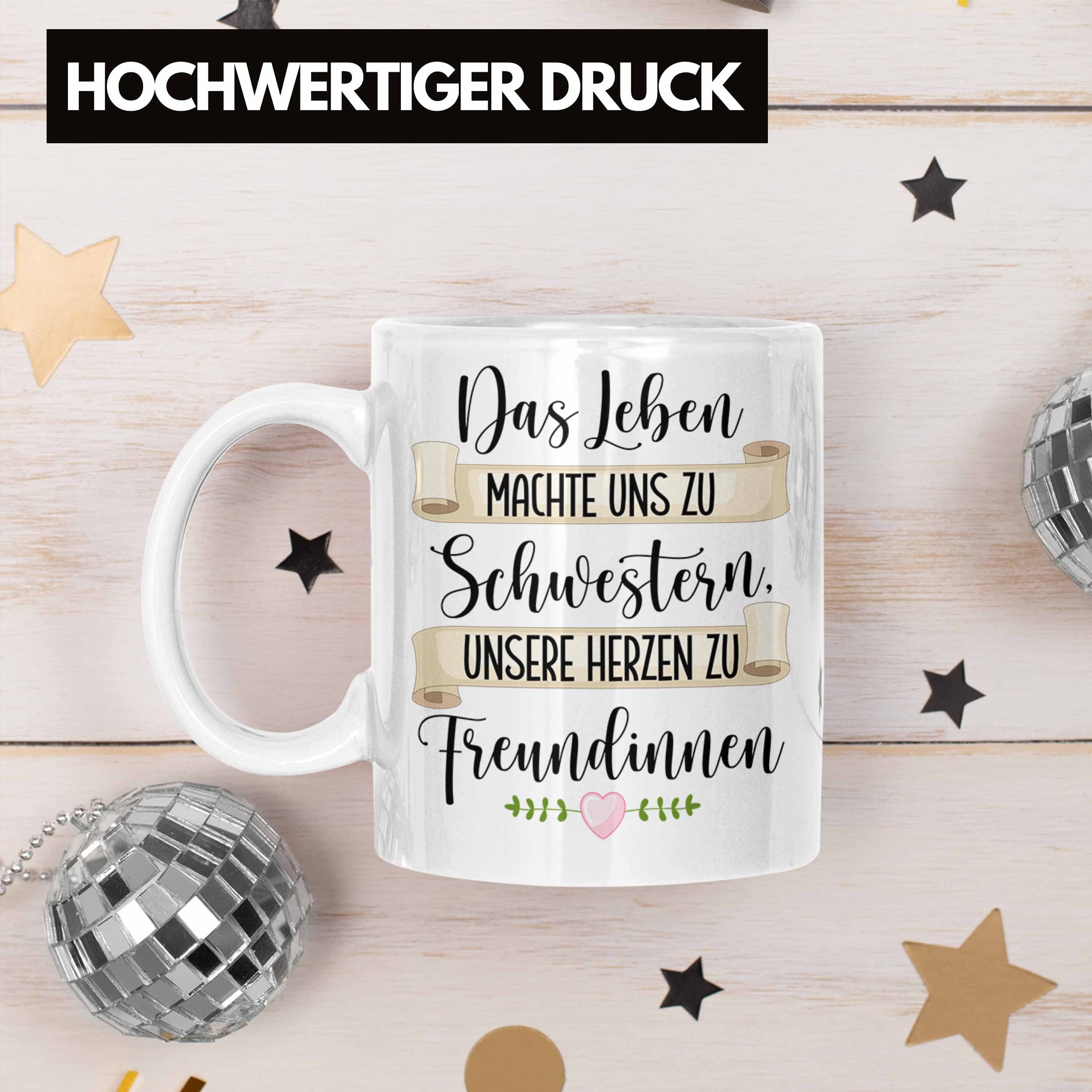 Weiss Schwester von Zu Machte Lieblingsschwester Bruder Trendation Tasse Das Trendation Uns Schwester - Geschenkidee Leben an Spruch