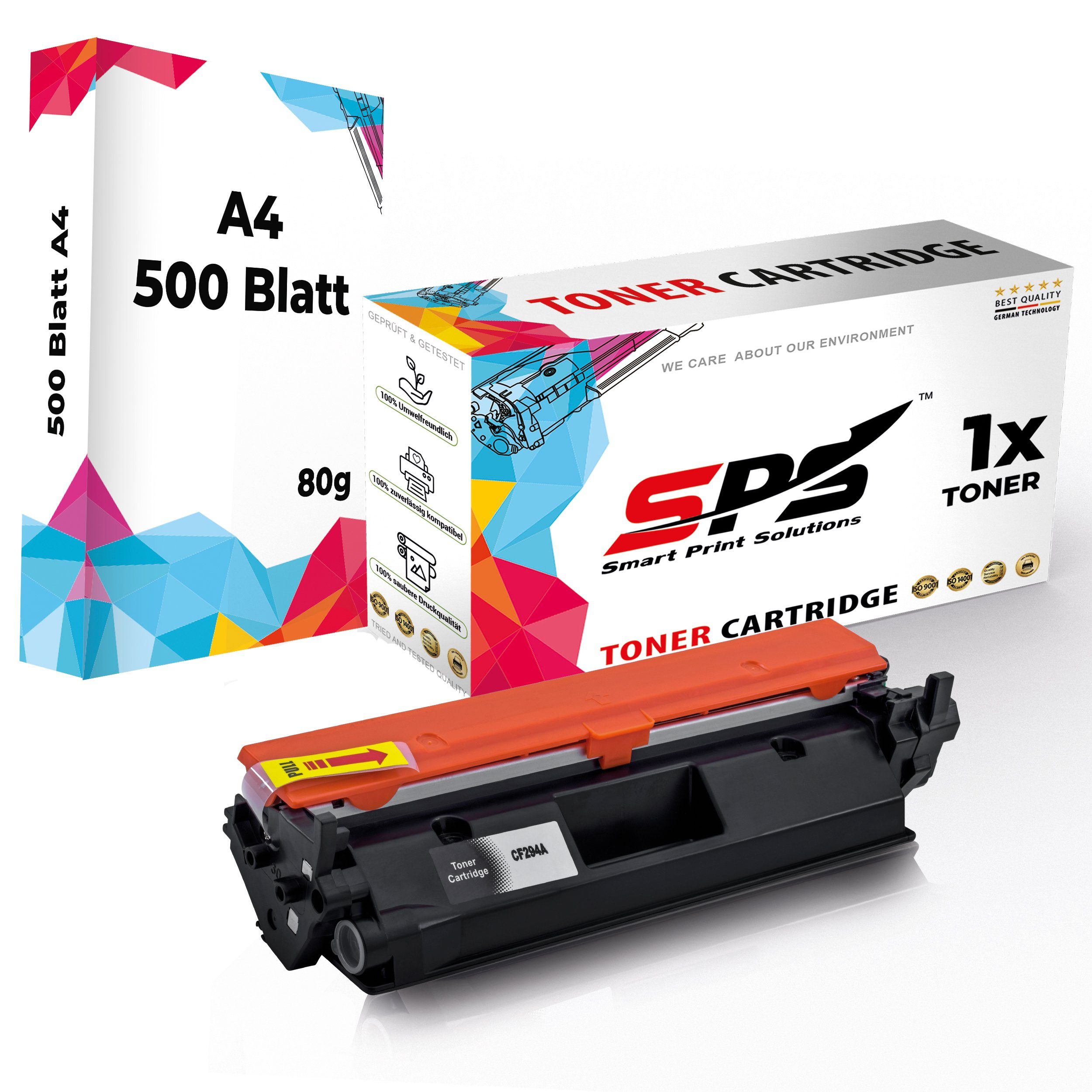 SPS Tonerkartusche Kompatibel für HP Laserjet Pro M118 CF294A, (1er Pack + A4 Papier)