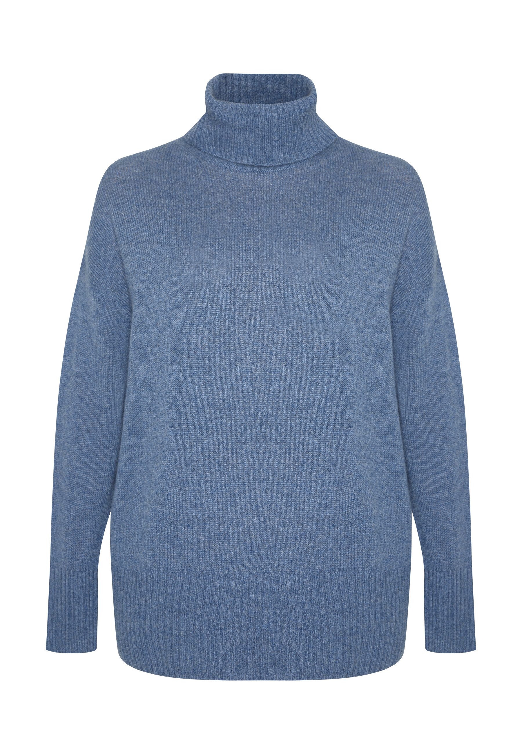 Kaschmirpullover Rollkragenpullover oversize aus 100% Kaschmir