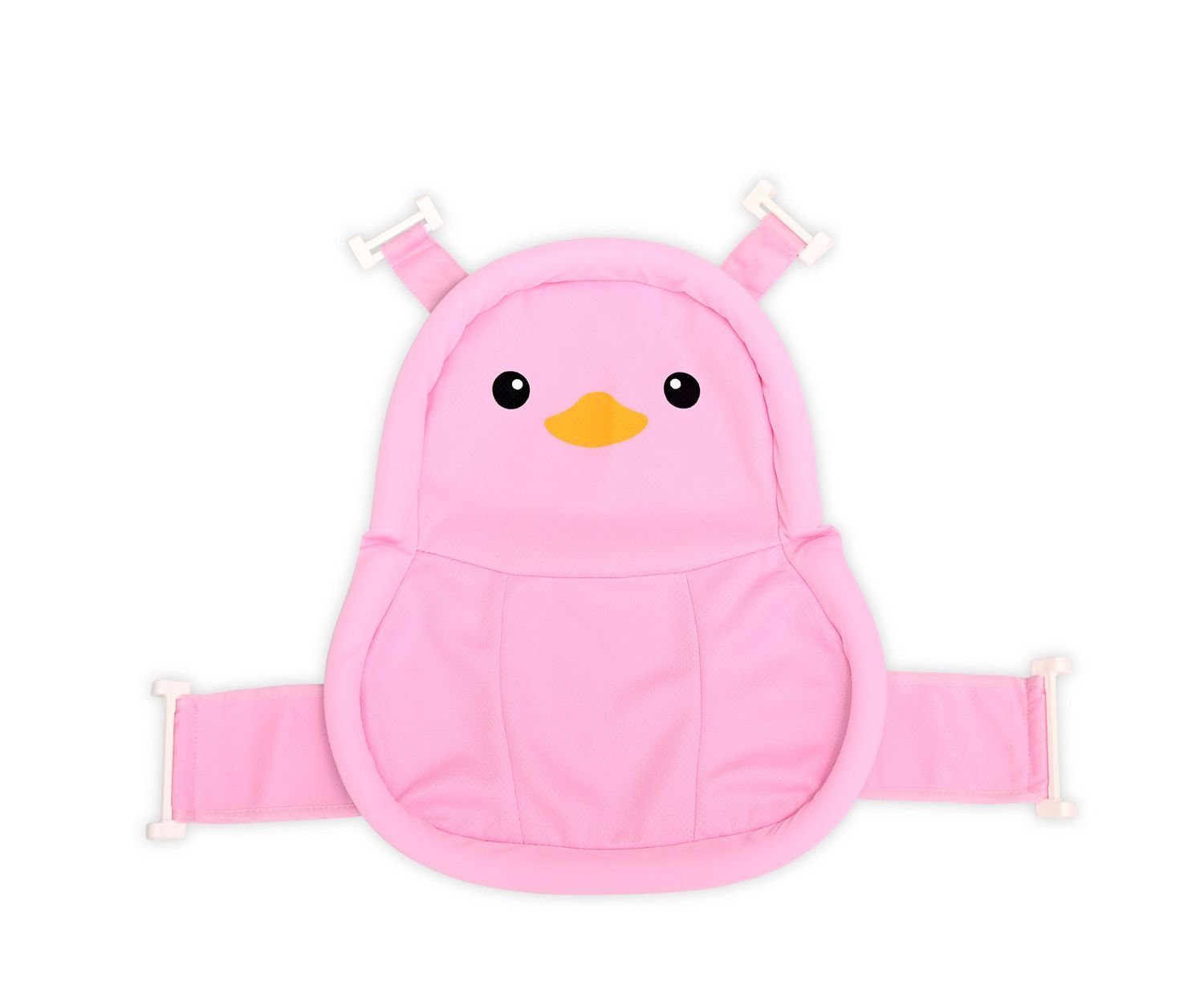 Badewannennetz, Geburt B: Kunststoff, Pinguin, aus rosa 28 28 L: Badenetz Baby Clips Lorelli cm, ab cm, Wanneneinlage
