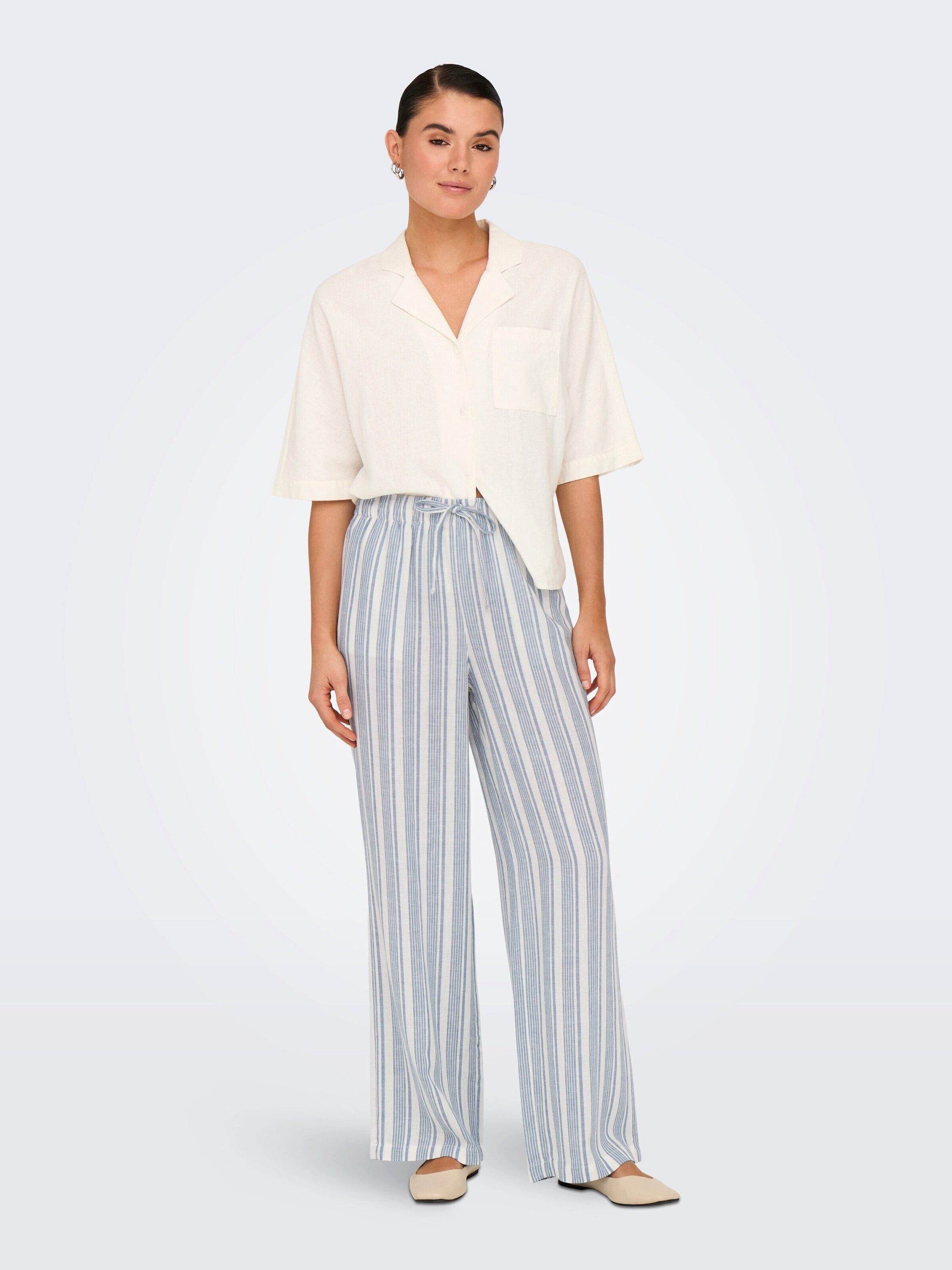 ONLY Schlupfhose CARO (1-tlg) Drapiert/gerafft