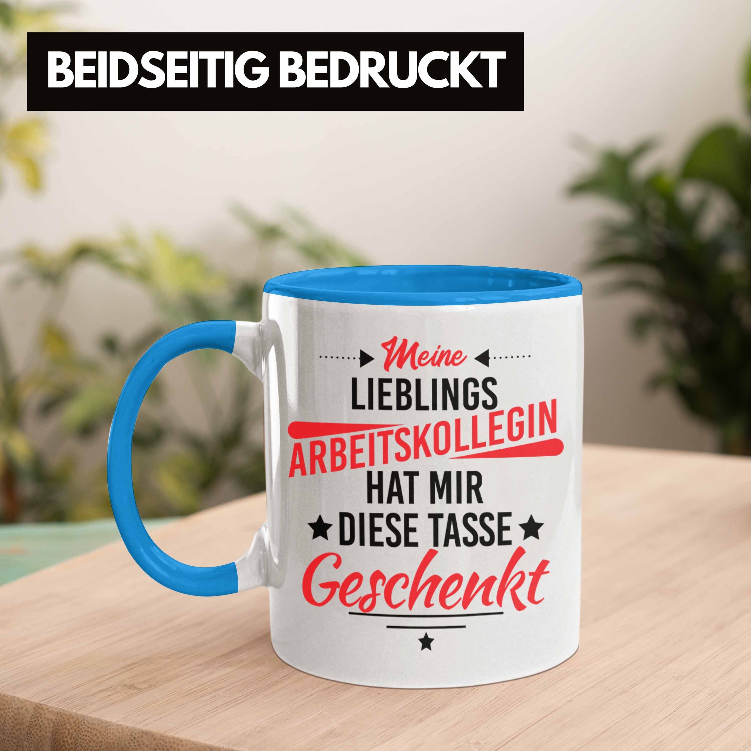 Trendation Tasse Trendation - Bester Kollege Tasse Geschenk Lieblingskollege mit Spruch