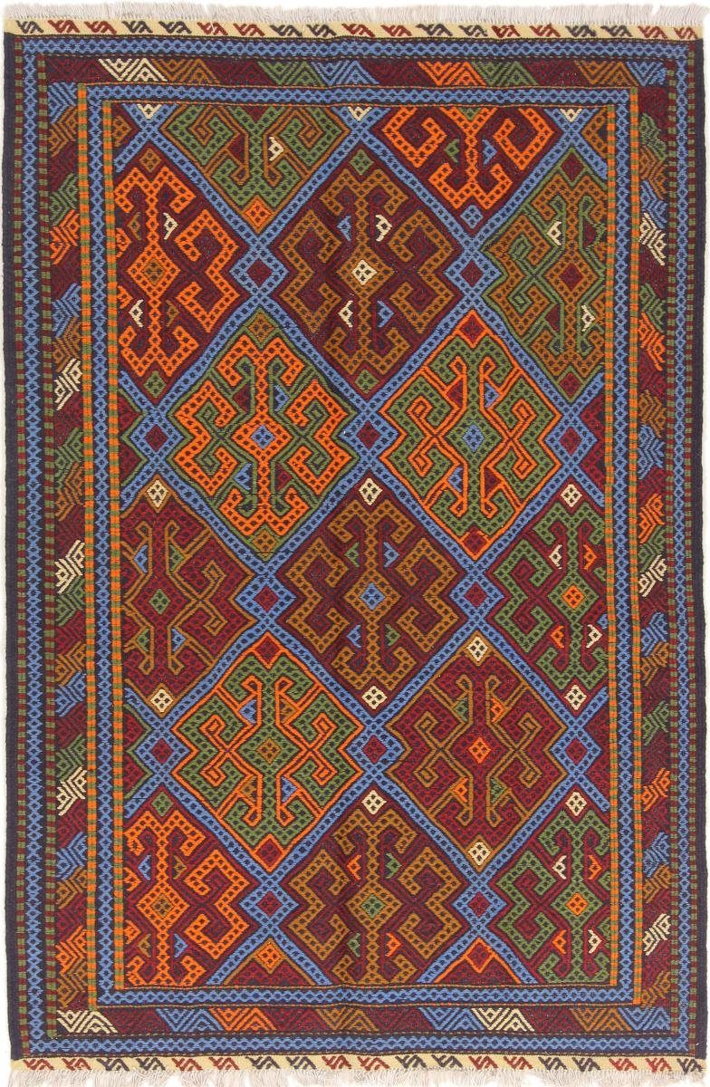 Orientteppich Kelim Afghan 119x180 Handgewebter Orientteppich, Nain Trading, rechteckig, Höhe: 3 mm