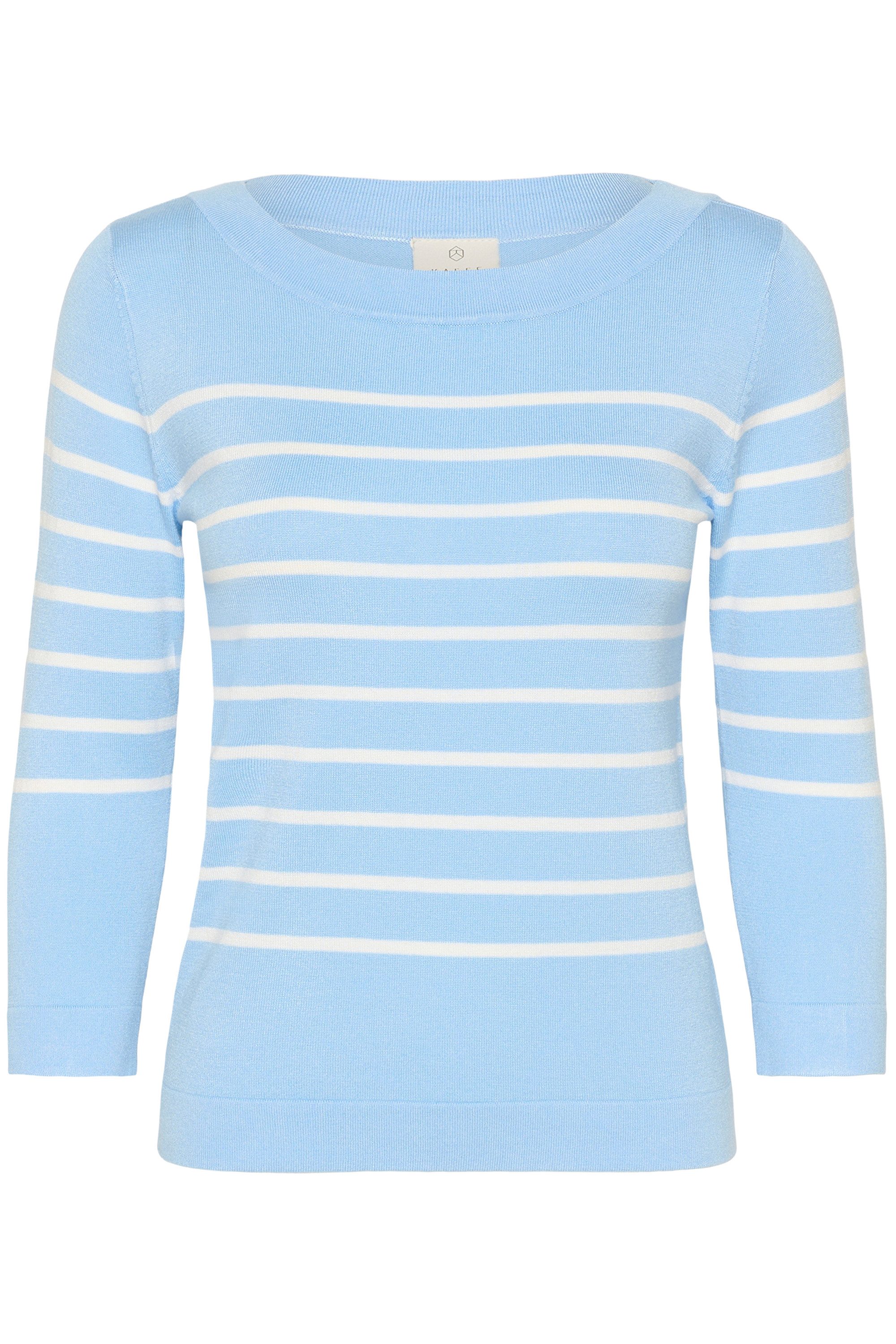 Powder Blue W. Chalk Stripe