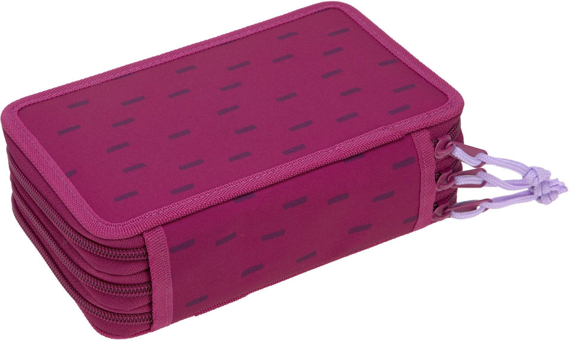 LÄSSIG Federmäppchen Unique, Triple, Speckles Berry, günstig online kaufen