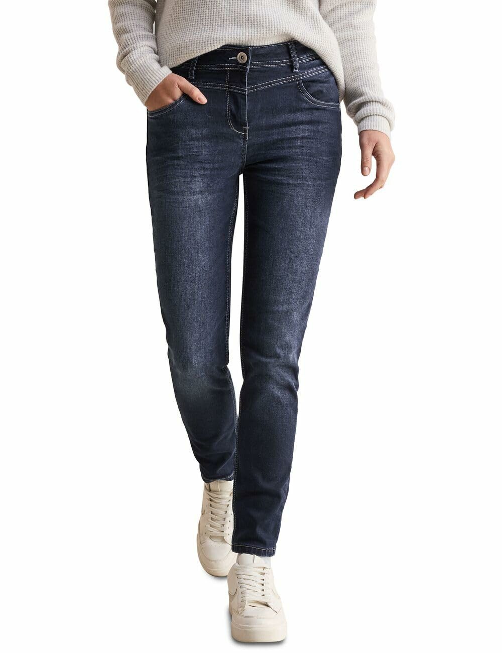 CECIL 5-Pocket-Jeans Jeans für Damen (1-tlg) günstig online kaufen