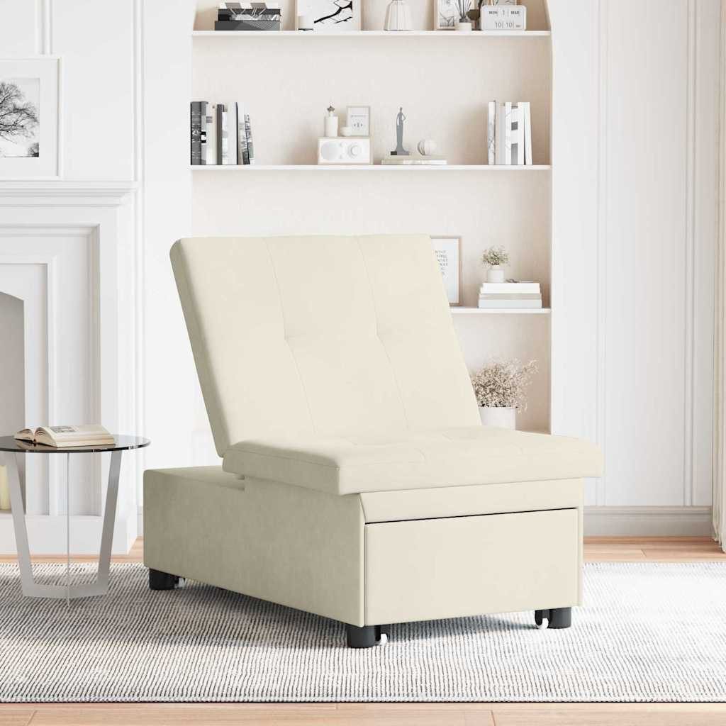 vidaXL Sofa Schlafsofa Creme 67 x günstig online kaufen