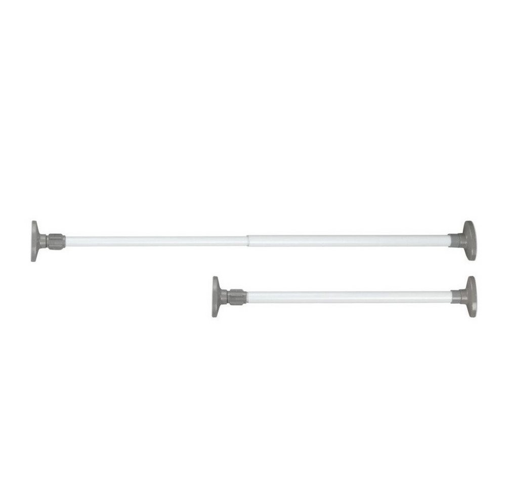 WENKO Garderobenständer Teleskop-Klemmstange HERKULES, Kleiderstange, 47-80 cm, weiß, WENKO, (Kleiderständer)