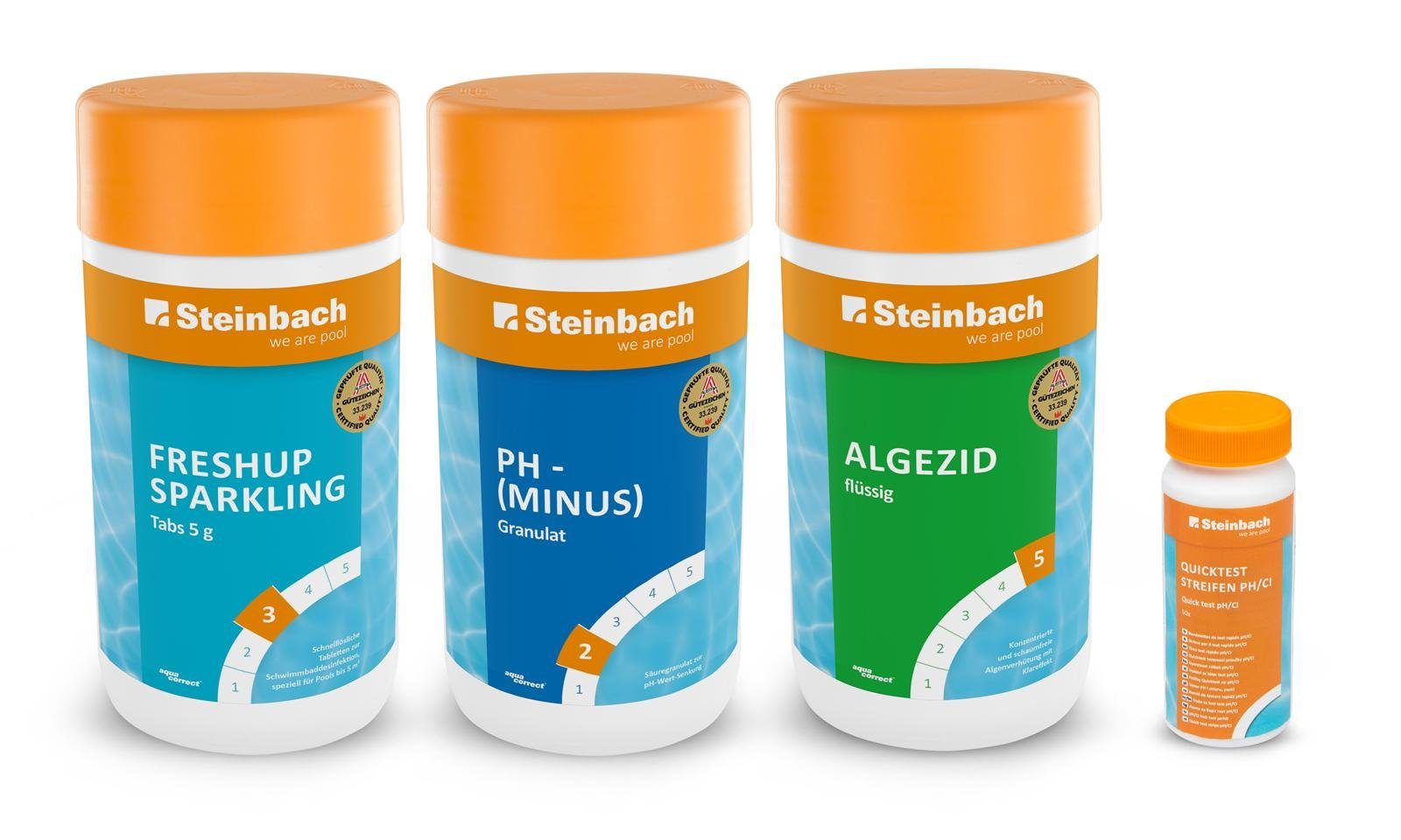 Steinbach Poolpflege Steinbach 5 in 1 Pool-Pflege-Set, (Spar-Set)