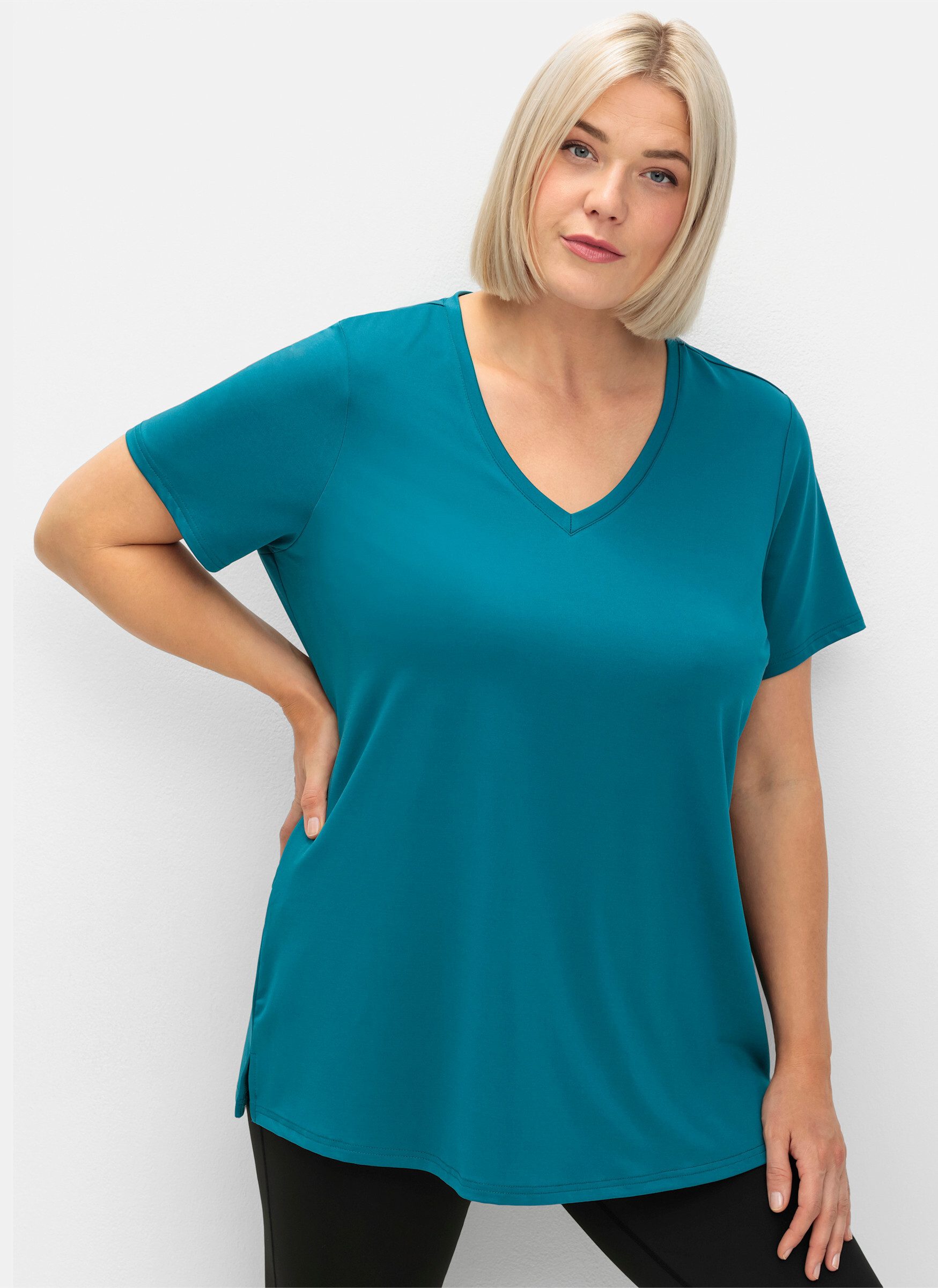 Sheego Trainingsshirt Funktionsshirt günstig online kaufen