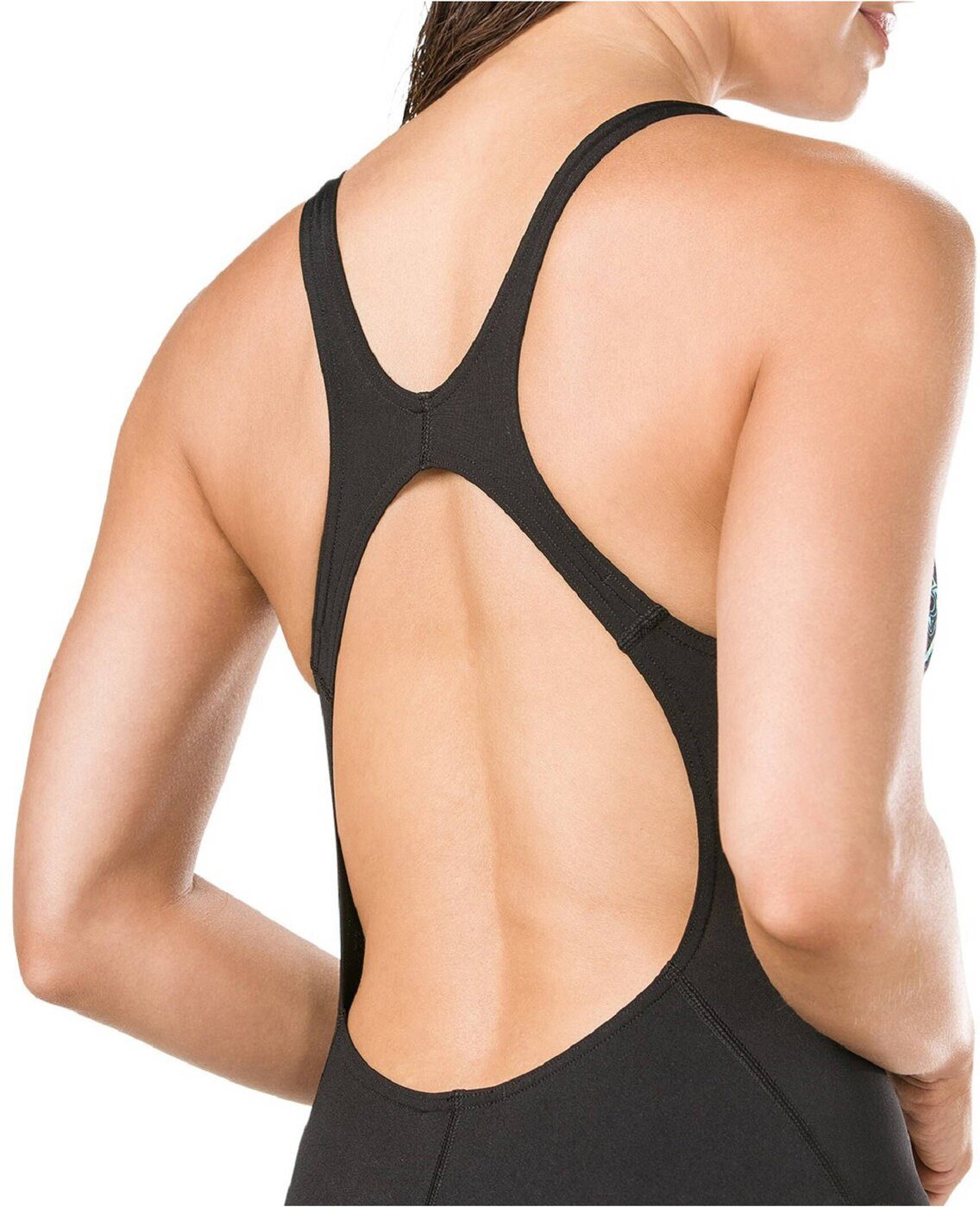 Speedo Schwimmanzug PLMT M/LEG PNL RCBR AF BLK/BL