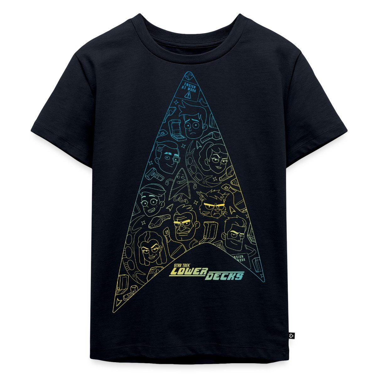 T-Shirt Star Trek Lower Decks Logo Kinder Premium T-Shirt