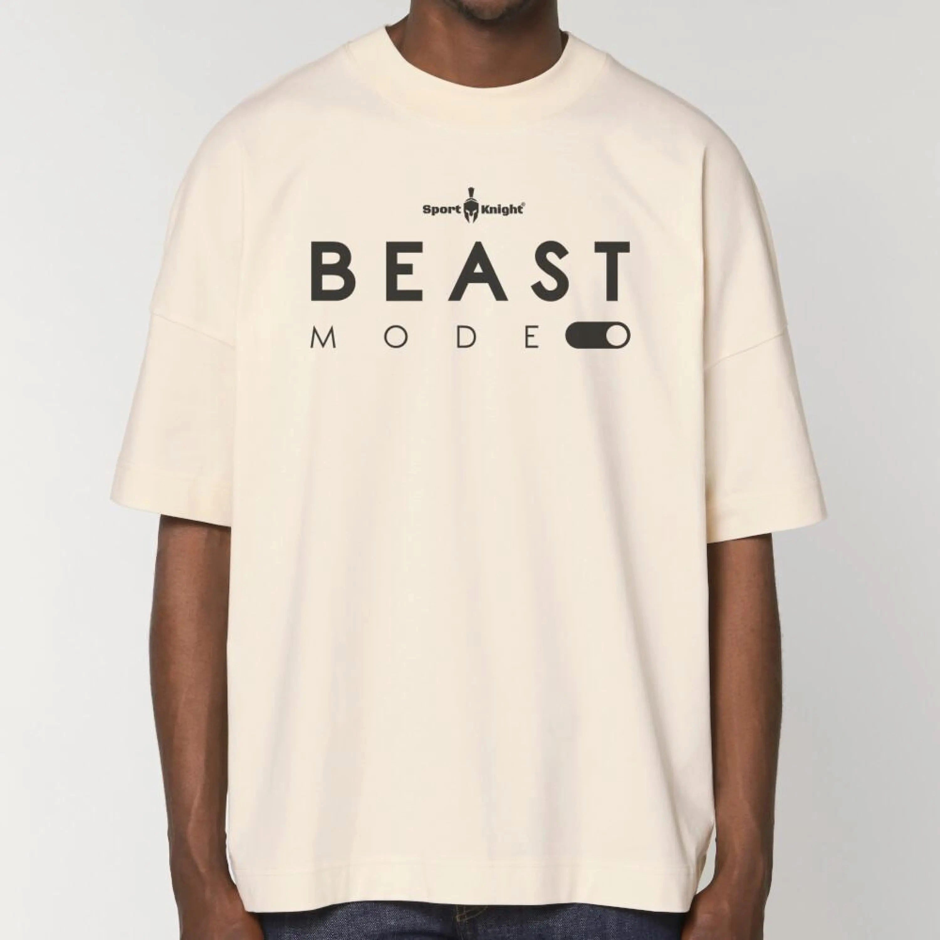 T-Shirt Sport-Knight® Herren Oversize T-Shirt "Beast Mode On"