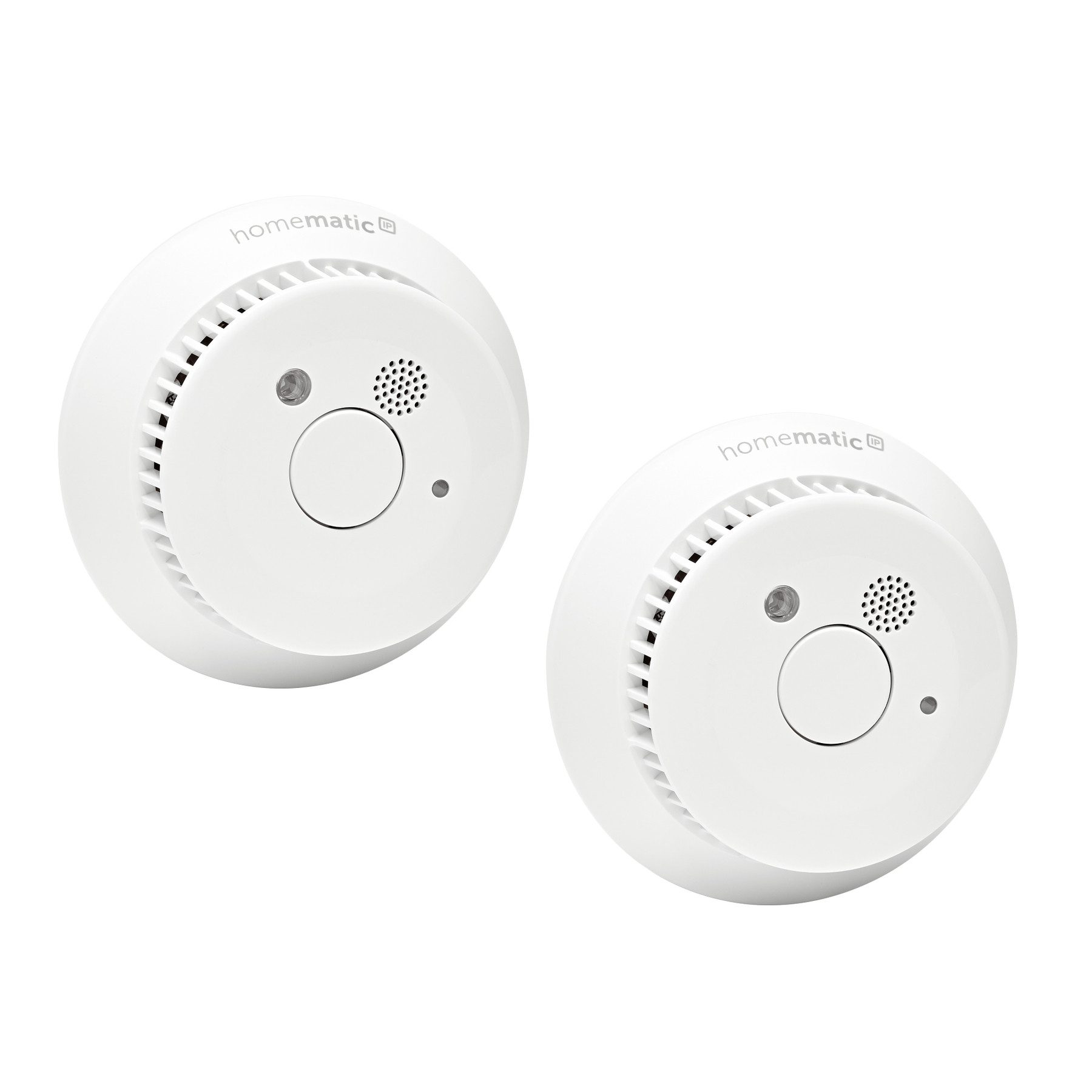 HOMEMATIC IP 156587A0, Rauchwarnmelder, Q-Label, 2 Rauchmelder