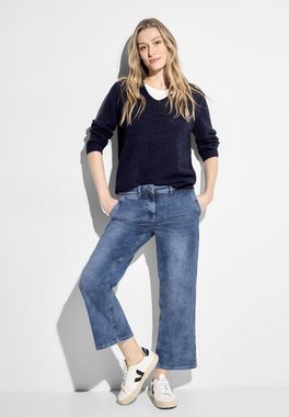 Cecil Loose-fit-Jeans in blauer Waschung