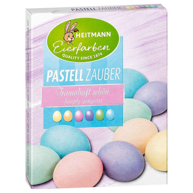 BRAUNS HEITMANN Osterei Heitmann Pastell Zauber 6 Eierfarben für Ostereier
