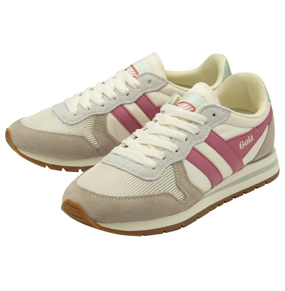 Daytona weiss/hellgrau/pink Damen Sneaker