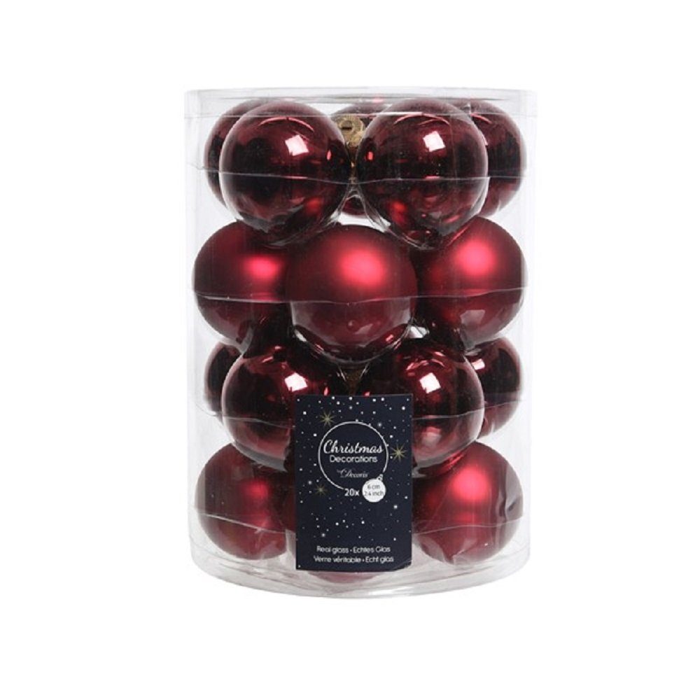 Kaemingk Weihnachtsbaumkugel Christbaumkugeln Weihnachtskugeln Glas Ø günstig online kaufen