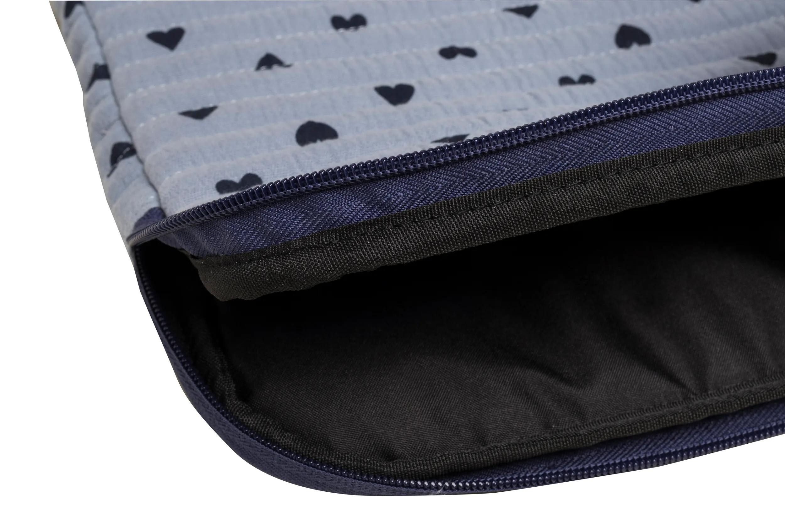 EXACOMPTA Laptoptasche Laptophülle 13-14'' Herzen - Blau 17266E, Laptophüllen – Bild 2 von 2