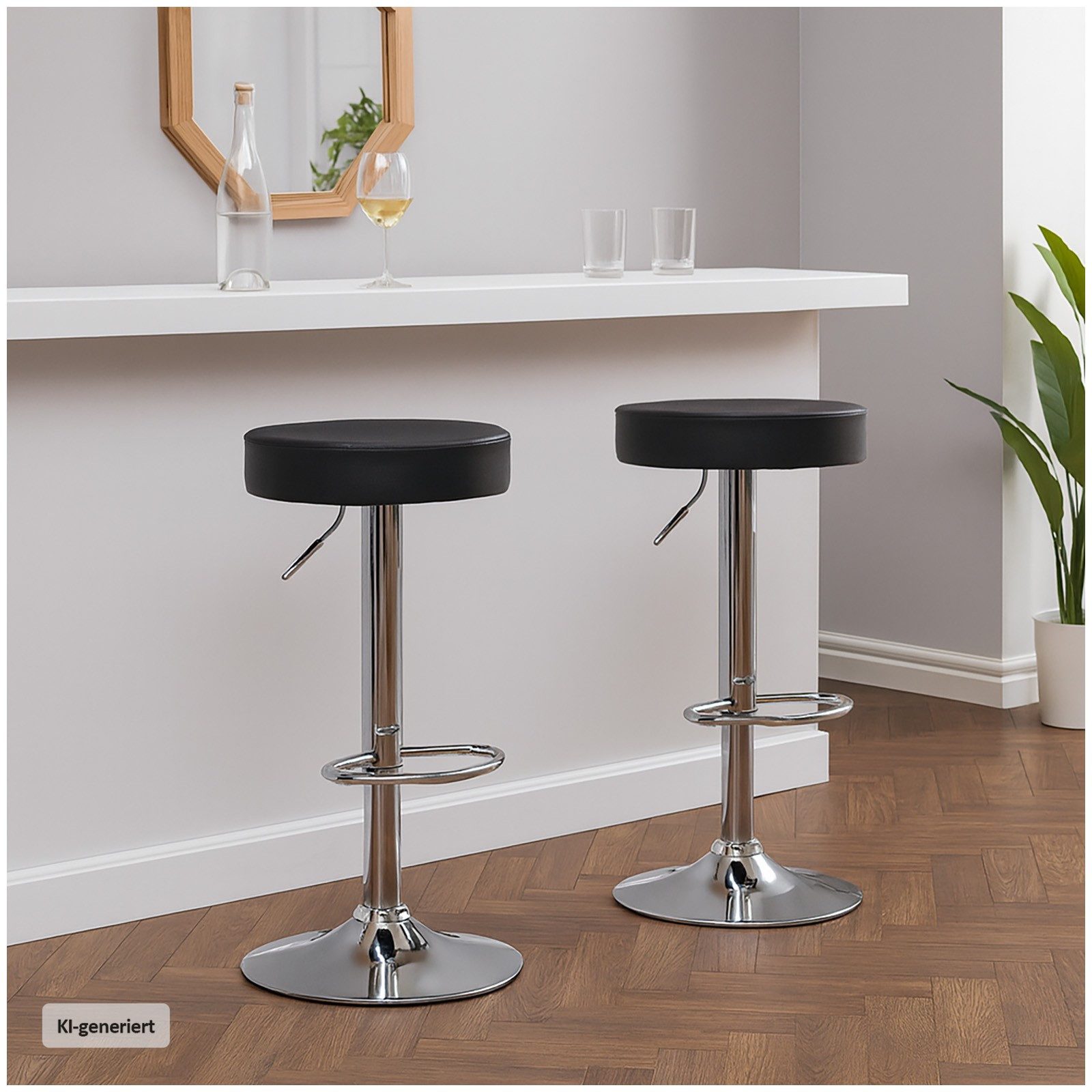 HTI-Living Barhocker Moderner Barhocker im 2er Set (Set, 2 St., 2 Barhocker), Tresenhocker Barstuhl