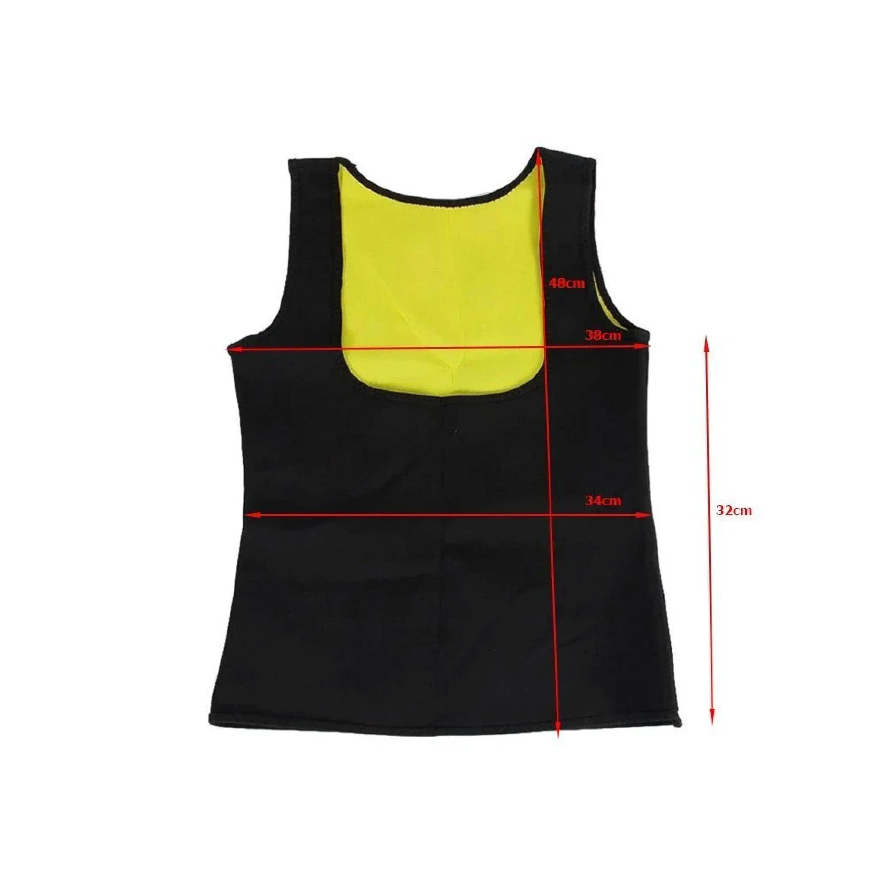 Sport-Knight® Funktionstop Damen Neopren Fitnessshirt – Figurformendes Top für Fettverbrennung