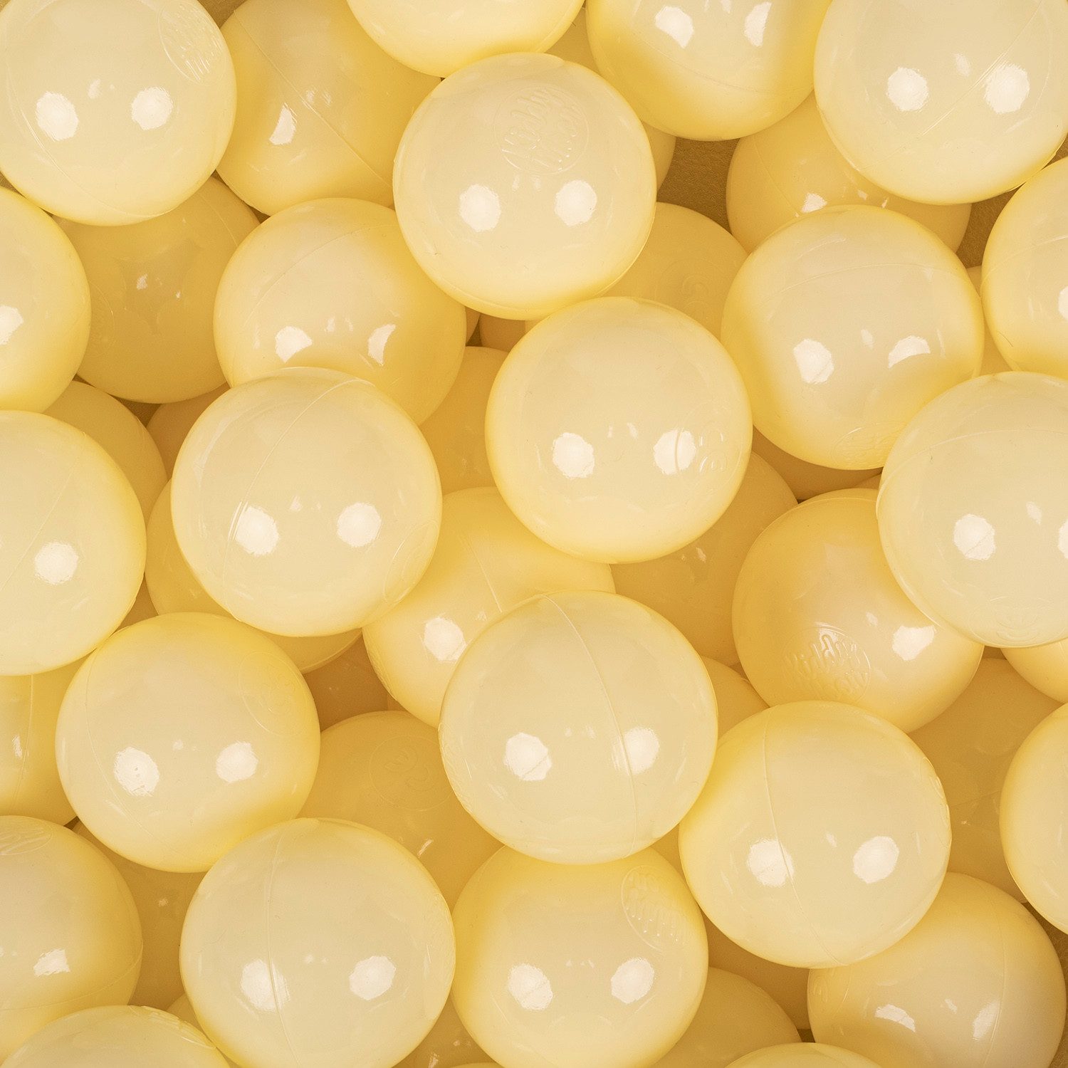 KiddyMoon Bällebad-Bälle ZK7 (Baby Plastikbälle Spielbälle, 50-St), Made in Europe