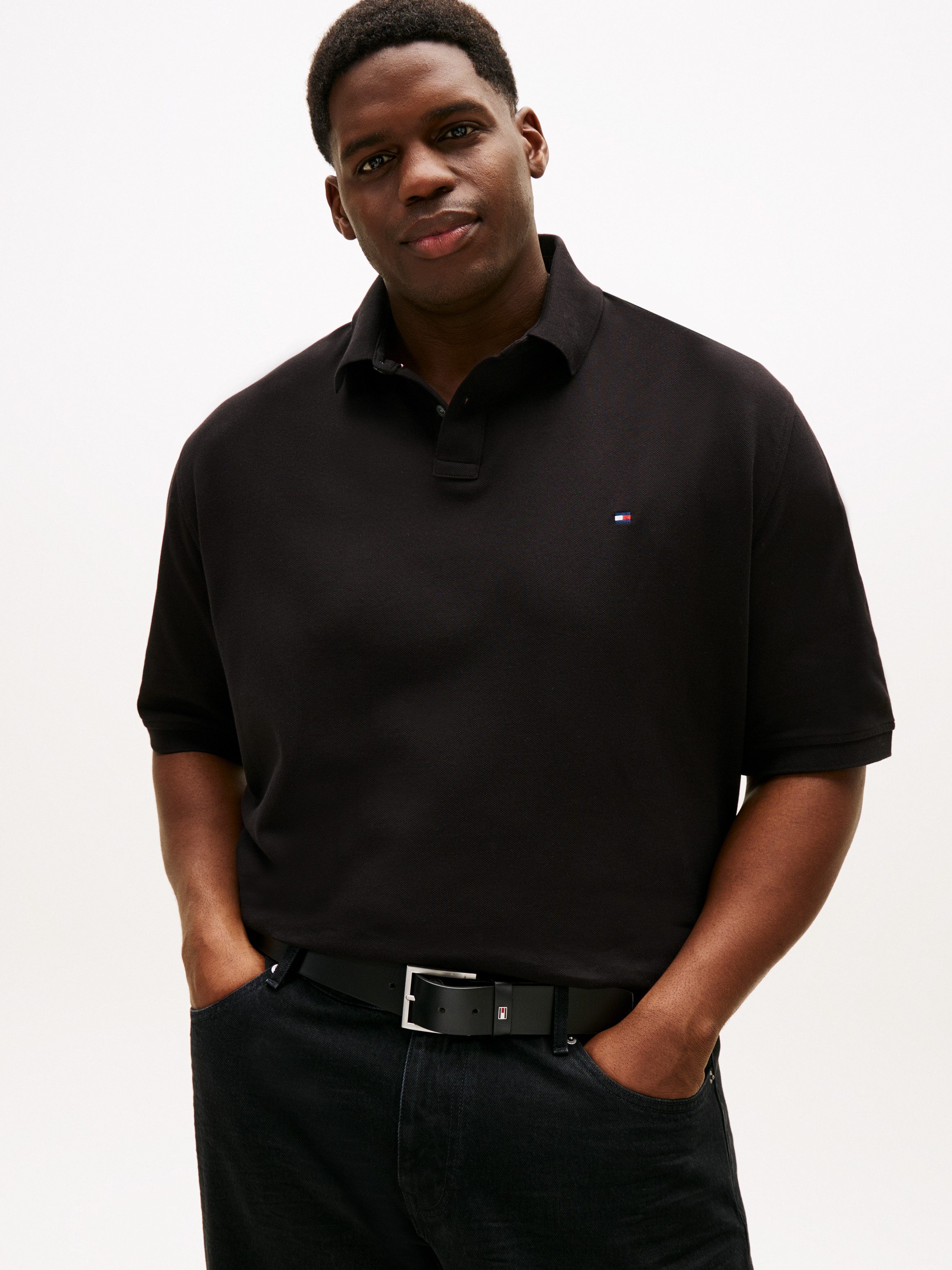 Tommy Hilfiger Big & Tall Poloshirt Plus 1985 Große Größen, Pique, regular fit