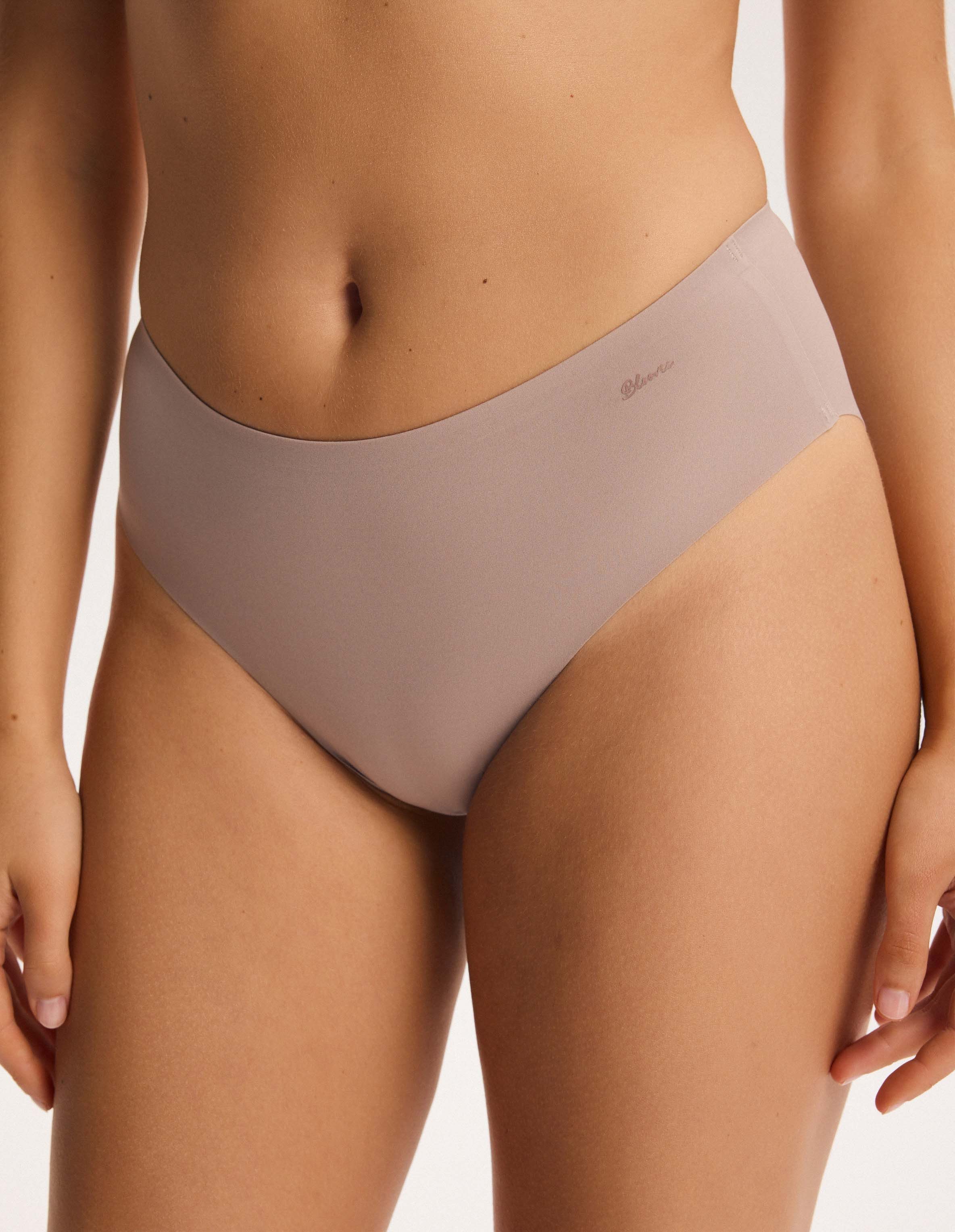 ESOTIQ Slip Slip Unterhose Nud-e, nahtlos, mittlere Leibhöhe