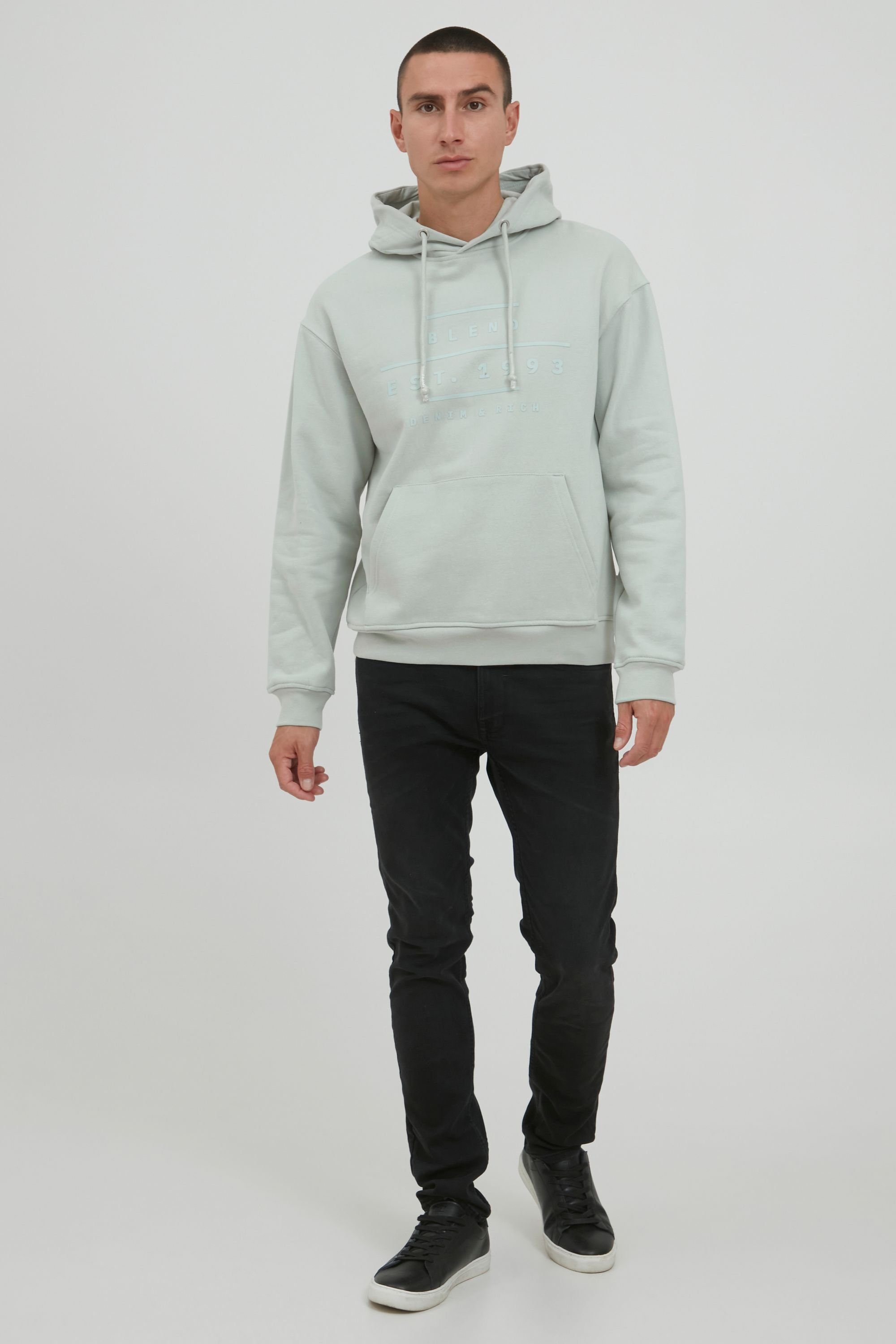 Blend Kapuzenpullover BHSweatshirt Lässiger Hoodie mit Kapuze und Kängurutasche