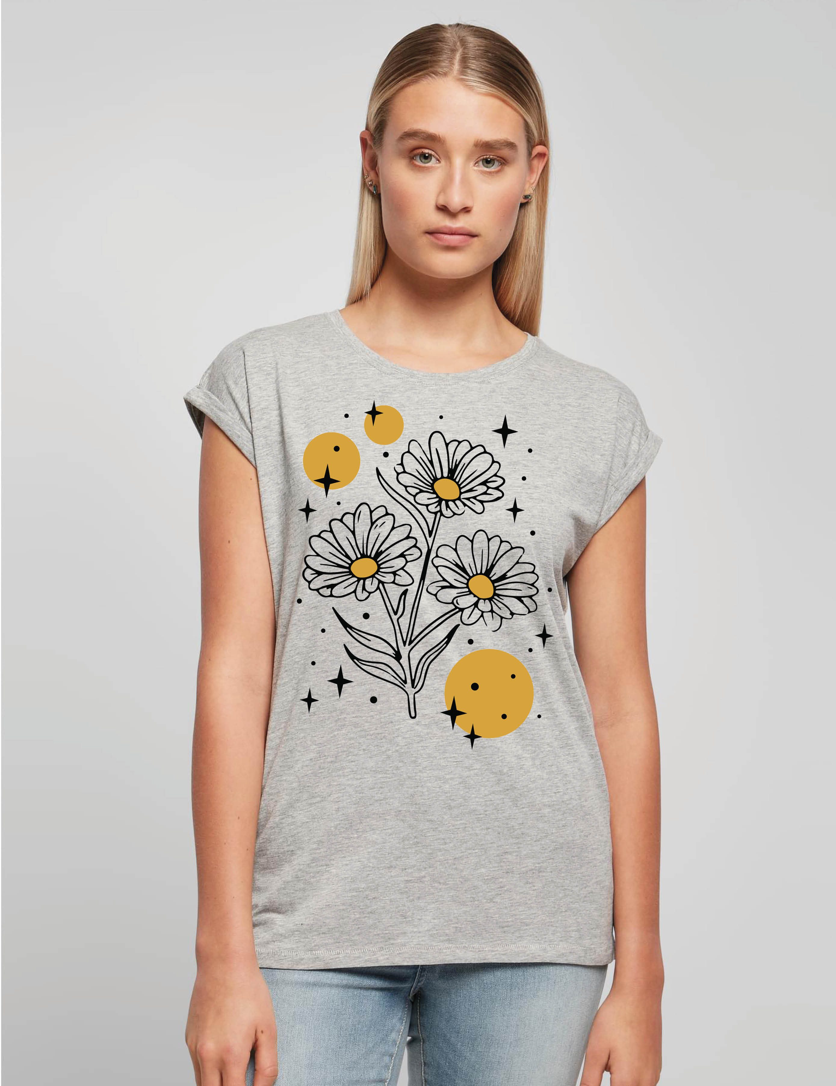 Youth Designz Print-Shirt "Sparkling Flowers" Damen günstig online kaufen
