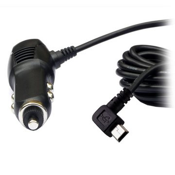 Bolwins G66C 3,5m KFZ Auto Ladegerät Adapter Kabel USB + mini USB 5pin für GPS Autoladekabel, (350 cm)