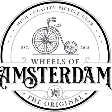 Wheels of Amsterdam Zahlenkettenschloss Fahrradschloss Sicherheitsstufe hoch, Kettenschloss 90cm gehärtet, gehärtete Stahlkettenglieder, legierter Stahl, mit Zahlencode
