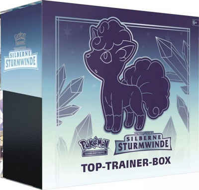 The Pokémon Company International Sammelkarte Pokémon Sammelkarten Silberne Sturmwinde Top-Trainer-Box deutsch, Pokemon