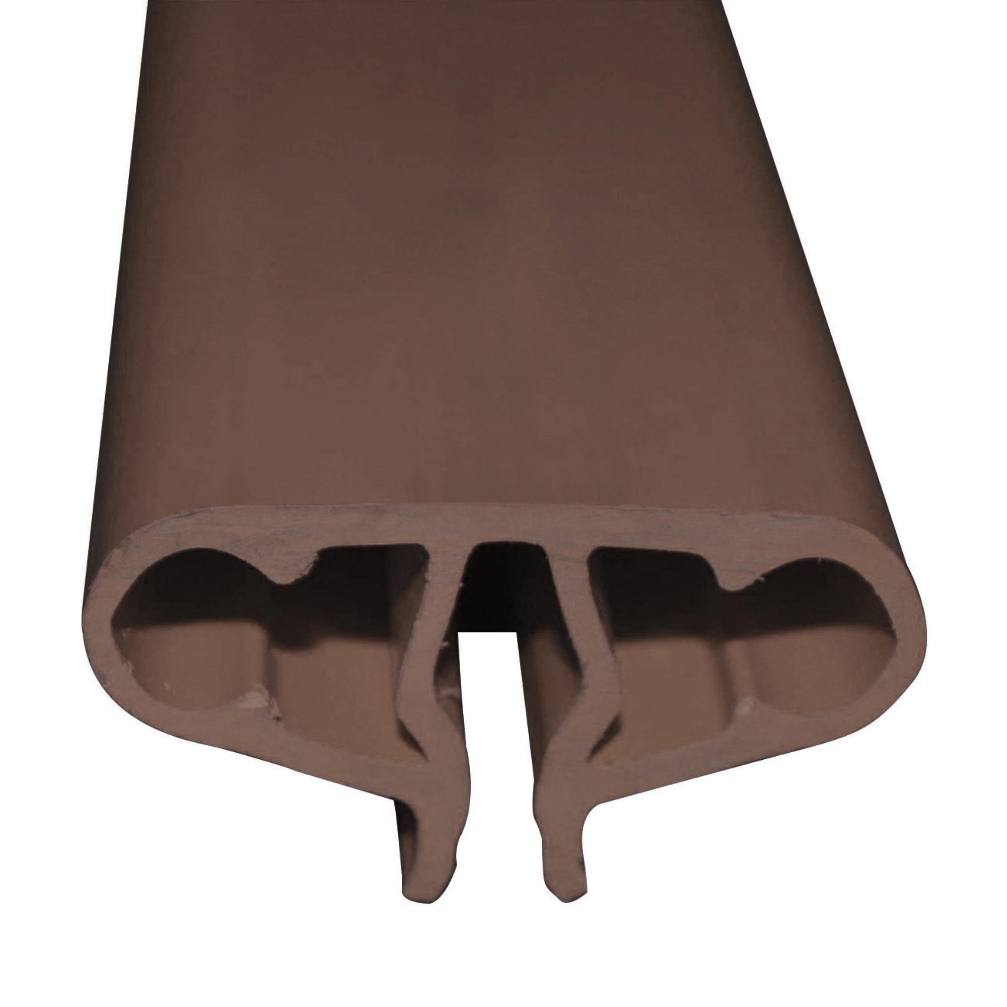 Handlauf Pool Handlauf Q5 für Rundbecken 450cm, braun RAL 8