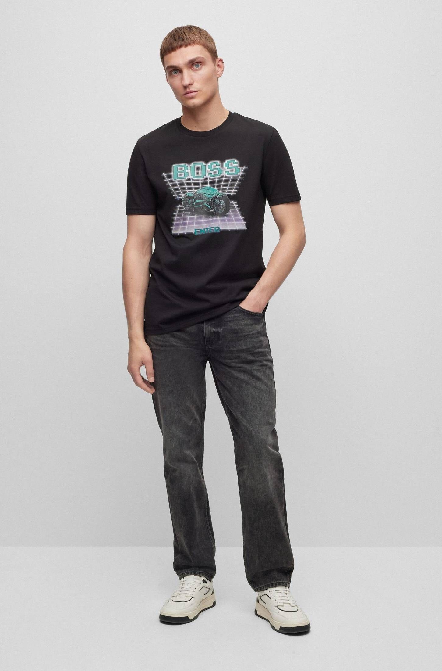 Herren ORANGE BOSS (1-tlg) BOSS TEENTER T-Shirt T-Shirt