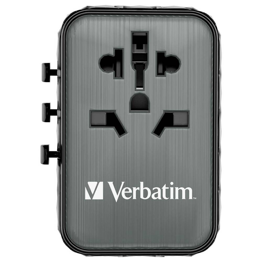 Verbatim UTA-05 GaN III USB Ladegerät 65 W 2x USB-A, 2x USB-C® USB PD, USB PD USB-Ladegerät (GaN) – Bild 2 von 5