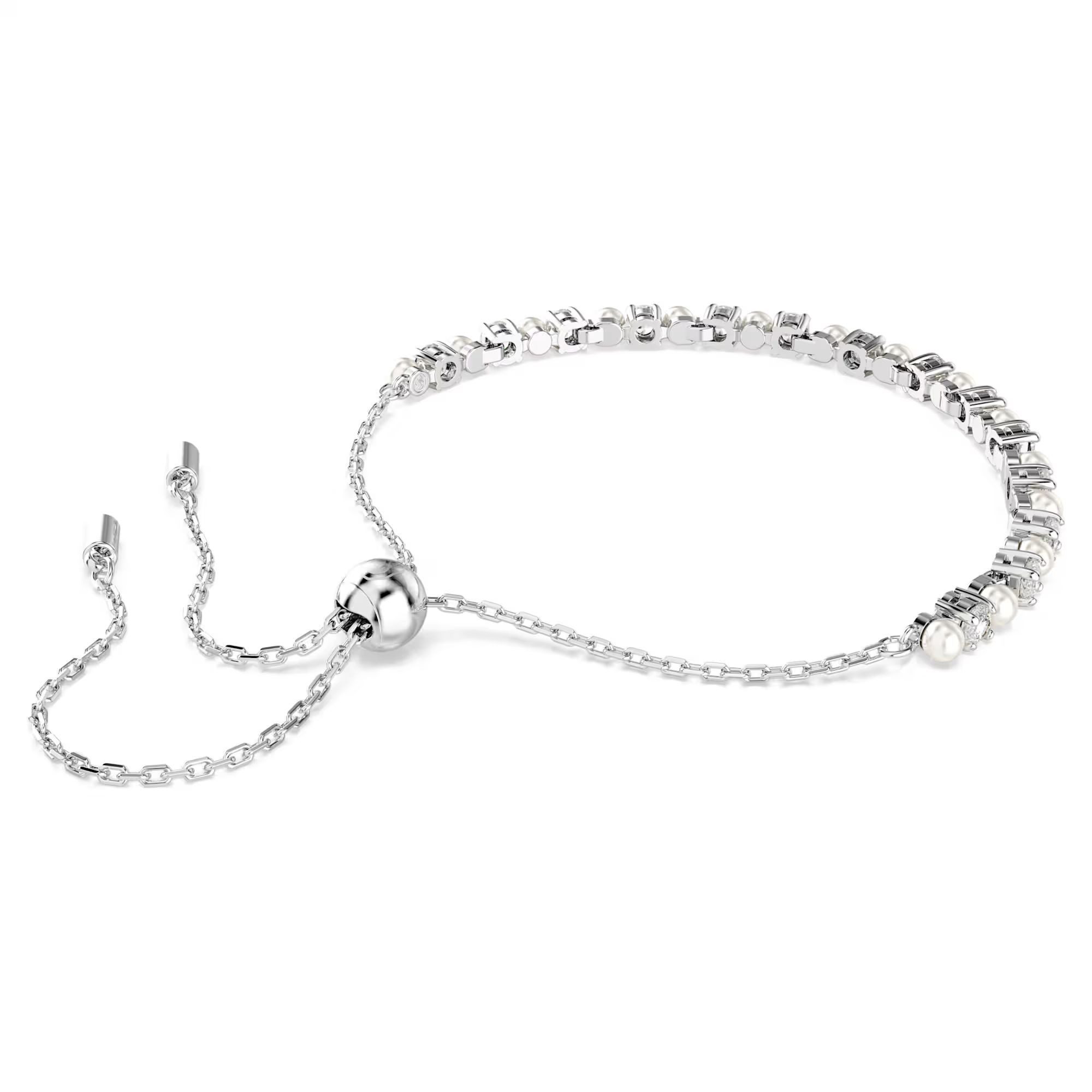 Swarovski Armband Schmuck Geschenk Matrix Armkette, mit Swarovski® Kristall - mit Swarovski® Perle – Bild 4 von 5