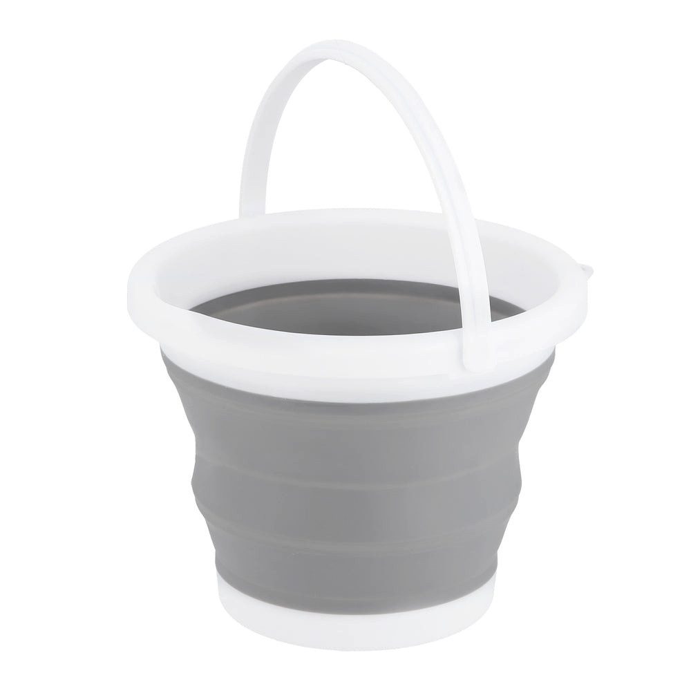 NILS CAMP Falteimer Faltbarer Campingeimer Silikoneimer, (Spar-Set, 1-tlg., 25,5 x 19,5 cm faltbar), faltbar, platzsparend, Tragegriff, aufhängbar