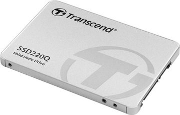 Transcend SSD220Q 2TB interne SSD (2 TB) 2,5" 550 MB/S Lesegeschwindigkeit, 500 MB/S Schreibgeschwindigkeit