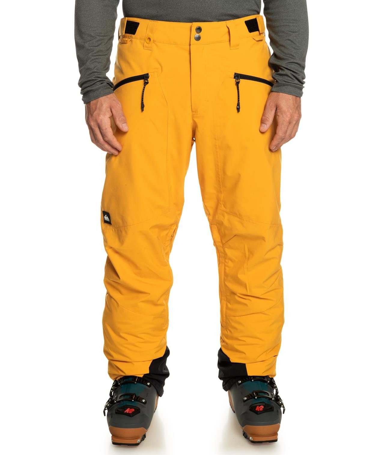 Quiksilver Skihose Quiksilver Herren Schneehose BOUNDRY Mineral Yellow