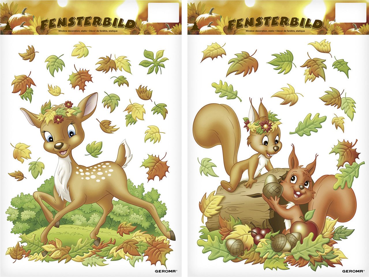 Rodermund Fensterbild Fensterbild Herbst 21 x 32 cm
