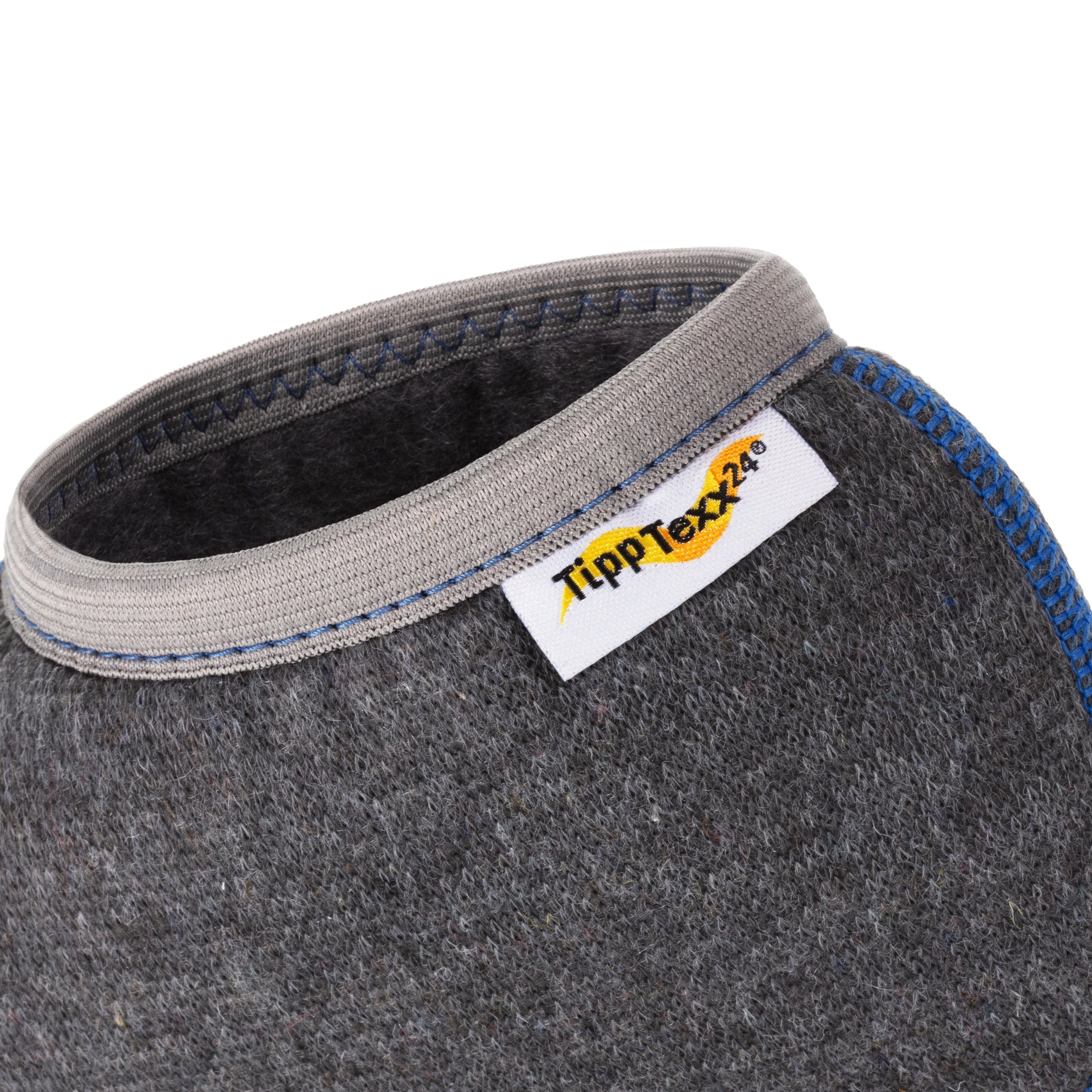 TippTexx 24 Funktionssocken 1 Paar Stiefelsocken Grau mit Wolle Gummistiefe günstig online kaufen