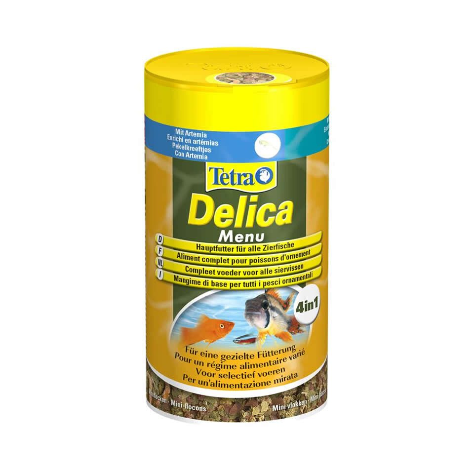 Tetra Delica Menu 100 ml, Trockenfutter für: Fische von Tetra