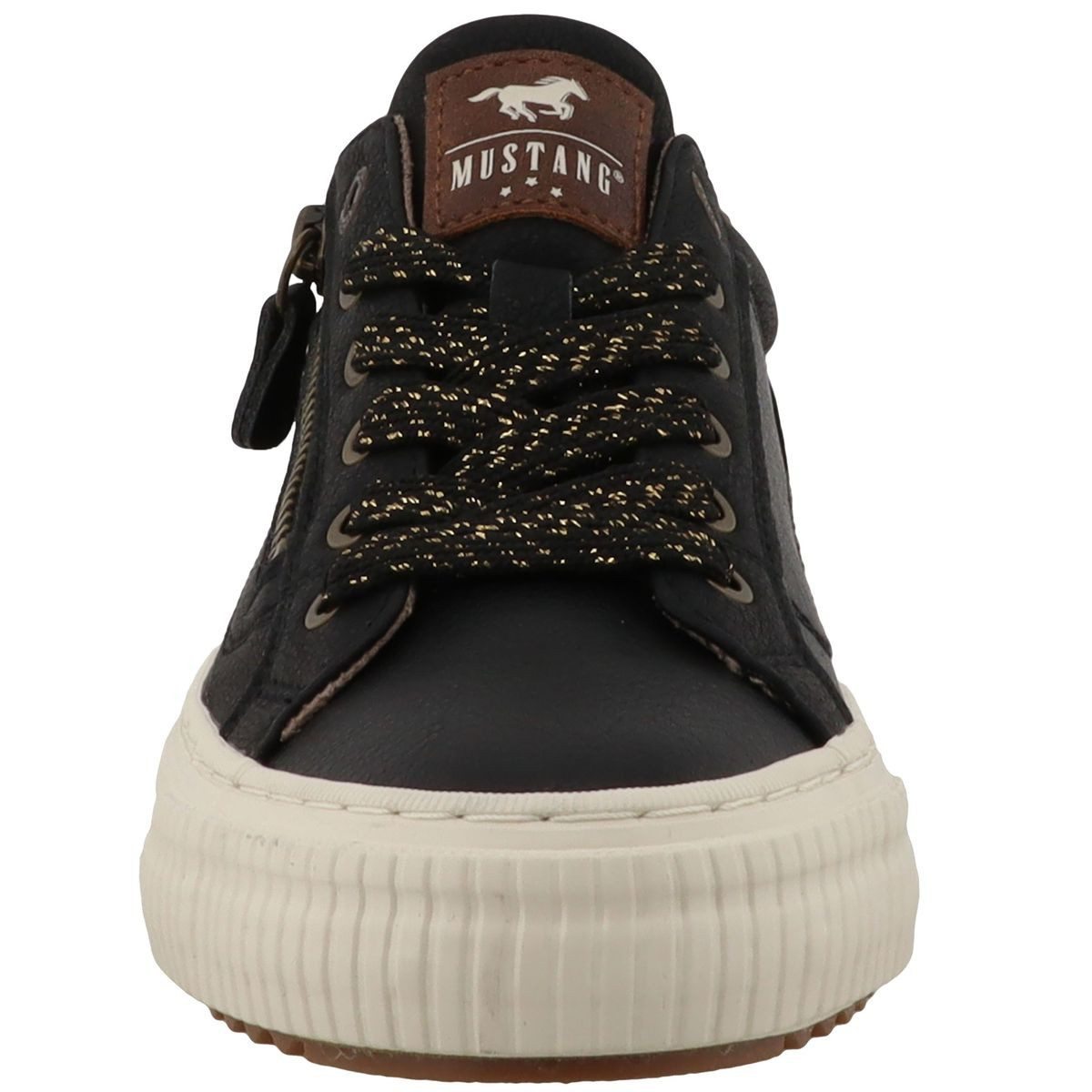 Mustang Shoes 15M0112011-black Sneaker Lässiger Low-Sneaker mit praktischem Reißverschluss – Bild 5 von 5